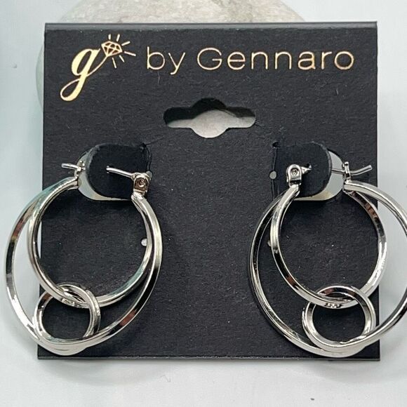 ilver Statement Jewelry G by Gennaro Earrings - Picture 6 of 6